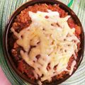 NeoＭｏｍｏ's cooksnap of when they made ポテトとナスの重ねミートソースチーズ焼き.