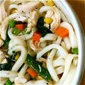 マスカル12's cooksnap of when they made 鶏塩レモンぶっかけうどん.