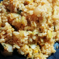 まぁむかんとりぃ's cooksnap of when they made 簡単♪水菜が旨い＾＾甘辛キムチ炒飯.