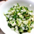 賢くんママ's cooksnap of when they made 【糖質制限】白菜と春菊のチーズサラダ.
