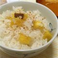 ちゃむ82's cooksnap of when they made ホクホク甘い♡さつまいもご飯.