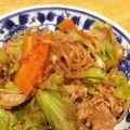 みはちょん's cooksnap of when they made ヘルシー♡白滝とキャベツ焼きうどん風炒め.