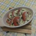 ラリー＆サラ's cooksnap of when they made トマトとモッツァレラチーズのバジル焼き.