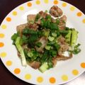 よりぴ＊'s cooksnap of when they made 豚肉のねぎ塩（葱のせ）.
