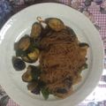 ひろろんぱん's cooksnap of when they made ヘルシー！ナスの白滝麻婆.