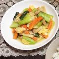 まっさーみ's cooksnap of when they made チンゲン菜とたまごの塩炒め.
