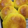 美都基's cooksnap of when they made HBで　気分はハロウィンかぼちゃパン.