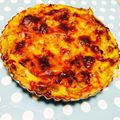 鈴子☆'s cooksnap of when they made 春巻きの皮でさつまいものキッシュ.