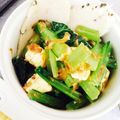 ばんぷぷ's cooksnap of when they made 小松菜のクリームチーズ和え.