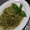 うまうま238's cooksnap of when they made アッ言う間のパスタジェノベーゼの作り方.