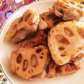 gogofufu's cooksnap of when they made 蓮根の挟み焼き☆洋風and和風の2種.