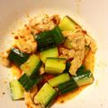 kimi2144's cooksnap of when they made おつまみ！きゅうりと鶏ささみピリ辛風和え.