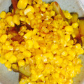 えびちゃん♪♪'s cooksnap of when they made プレ農家めし◆青ナスとうもろこし炒め.