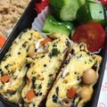 のりこ523's cooksnap of when they made ひじきの煮物リメイク☆玉子焼き.