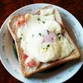 ＊なぁ＊'s cooksnap of when they made 朝から幸せ♡リッチトースト.
