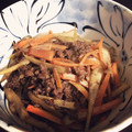 kotte318's cooksnap of when they made 絶対おいしい！牛スジのきんぴらごぼう！.