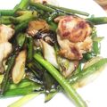 ♪ミチル♪'s cooksnap of when they made 鶏むね肉とニンニクの芽のオイスター炒め.