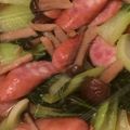 まる達's cooksnap of when they made チンゲン菜炒め.