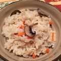 At09's cooksnap of when they made 白だしで簡単♪きのこと油揚げ炊き込みご飯.