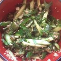 りるみな's cooksnap of when they made ツンっとオクラときゅうり☆簡単.