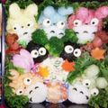 ３匹の大ぶたママ's cooksnap of when they made カラフルトトロ〜♪キャラ弁.