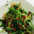 にゅーなぎ's cooksnap of when they made 豆苗とキノコのガーリック炒め.