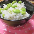 ゆけり３兄弟's cooksnap of when they made レンジで簡単！ほんだしで豆ごはん.