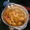 もにもにわ's cooksnap of when they made 海老とエリンギのアヒージョ.