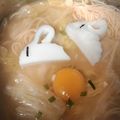 かす”お's cooksnap of when they made 【飾り切り】兎かまぼこ.