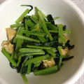 クックANLLO1☆'s cooksnap of when they made ほうれん草と油揚げのスタミナ炒め.