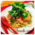 Ｔ，ＳＡＥＫＯ's cooksnap of when they made 生ハムとルッコラの春色パスタ.