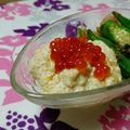 ゆったりカフェ's cooksnap of when they made 豆腐と明太子のいくらのせ♪.