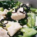 fuuuuco's cooksnap of when they made 簡単おつまみ★豆腐ときゅうりの塩昆布和え.