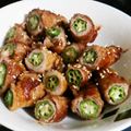 せきりな's cooksnap of when they made オクラの豚肉巻き甘辛炒め.