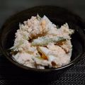 真弥家's cooksnap of when they made 糖質オフ！おからと卵のたらも風サラダ☆.