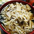ユーロン's cooksnap of when they made とよ婆ちゃんのキノコ汁.