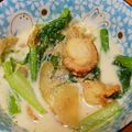 プクタ's cooksnap of when they made 小松菜とベビーホタテのごまミルク煮浸し。.