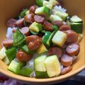北のデビル。's cooksnap of when they made 夏休み！ランチに！簡単！ウインナー丼.