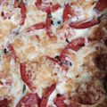 pomponn's cooksnap of when they made ジェノベーゼ・ソースピザ！スマイリー流！.