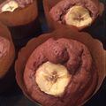 Katlin's cooksnap of when they made ココアとバナナのマフィン.