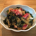 まるまりゅう＊'s cooksnap of when they made タコ　中華クラゲ　ワカメの　ごまドレ和え.