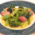 kk-maru's cooksnap of when they made 野菜とソーセージのカルボナーラサラダ♪.