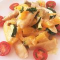 まなまま☆ミ's cooksnap of when they made ササミと夏野菜のスイートチリマヨネーズ.