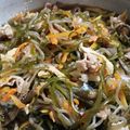 鹿の子のパパ's cooksnap of when they made 子供もガッツリ!!豚肉と切り昆布の煮物.
