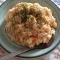 Huong's cooksnap of when they made キャベツと玉ねぎのトマト卵粥.