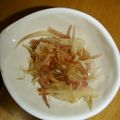 もりのりころ's cooksnap of when they made みょうがの茎　おかかあえ.