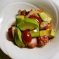 バウンド's cooksnap of when they made 5分出来るトマトとタコのエスニック風.