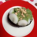 punipunin's cooksnap of when they made アボカドココット＊蜂蜜アボカドあん×白玉.