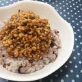 ＊marble＊'s cooksnap of when they made ΘωΘのりワサビ納豆ごはん.