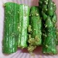 yuming219's cooksnap of when they made お弁当に‼アスパラのゴマ和え！.